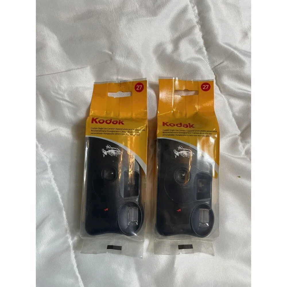 2 Kodak Drake Disposable Cameras -Sealed-